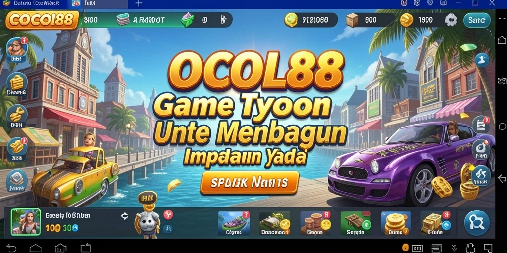 Screenshot utama COCOL88 yang menampilkan gameplay Tycoon yang seru.