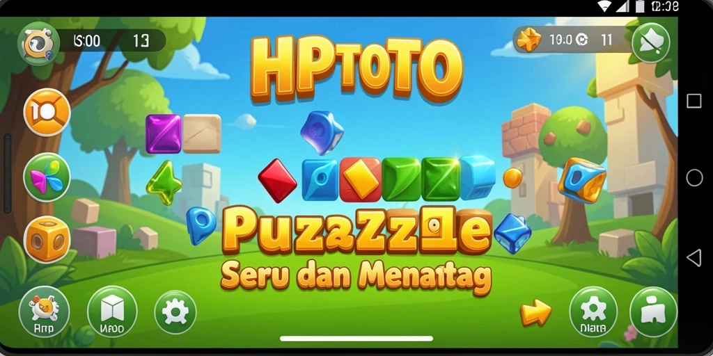 Tampilan gameplay HPTOTO menampilkan momen menantang dalam permainan puzzle.