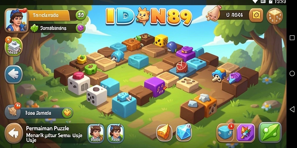 Tampilan gameplay <strong>IDN89</strong> yang seru dan menantang.