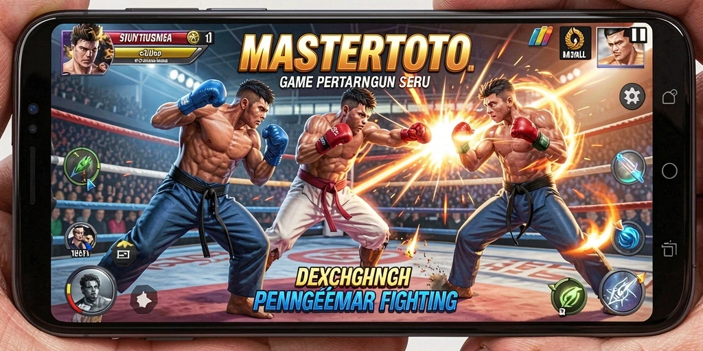 Screenshot gameplay MASTERTOTO yang menunjukkan pertarungan seru.