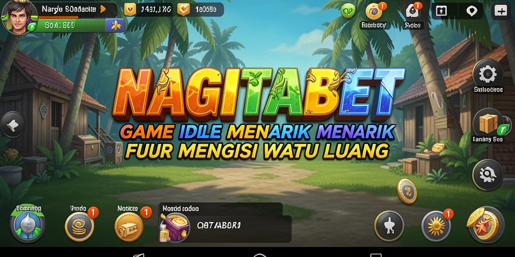 Tampilan gameplay NAGITABET yang menawan dan santai.