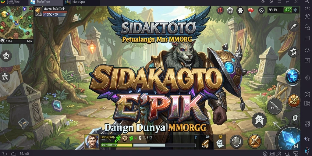 Screenshot menampilkan aksi seru dalam game MMORPG SIDAKTOTO.