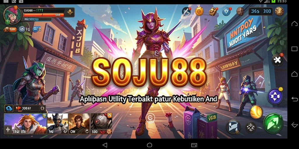 Tampilan antarmuka SOJU88 yang ramah pengguna dan informatif.