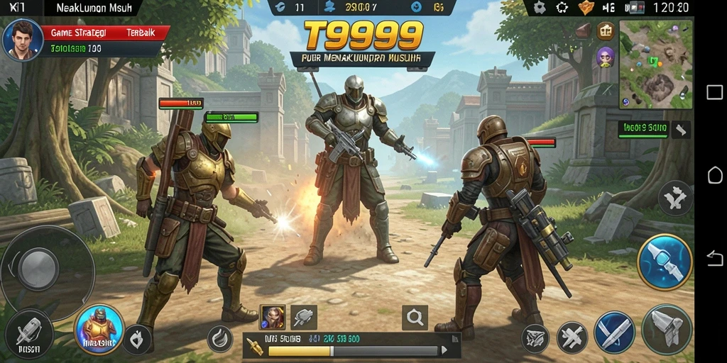 Tampilan menarik dalam gameplay T9999 yang penuh strategi.
